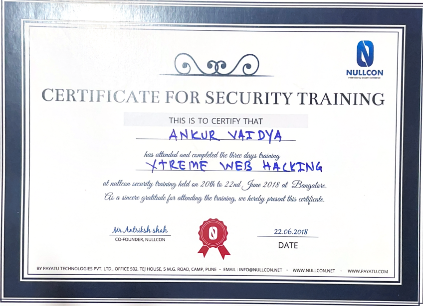 Certificate 3