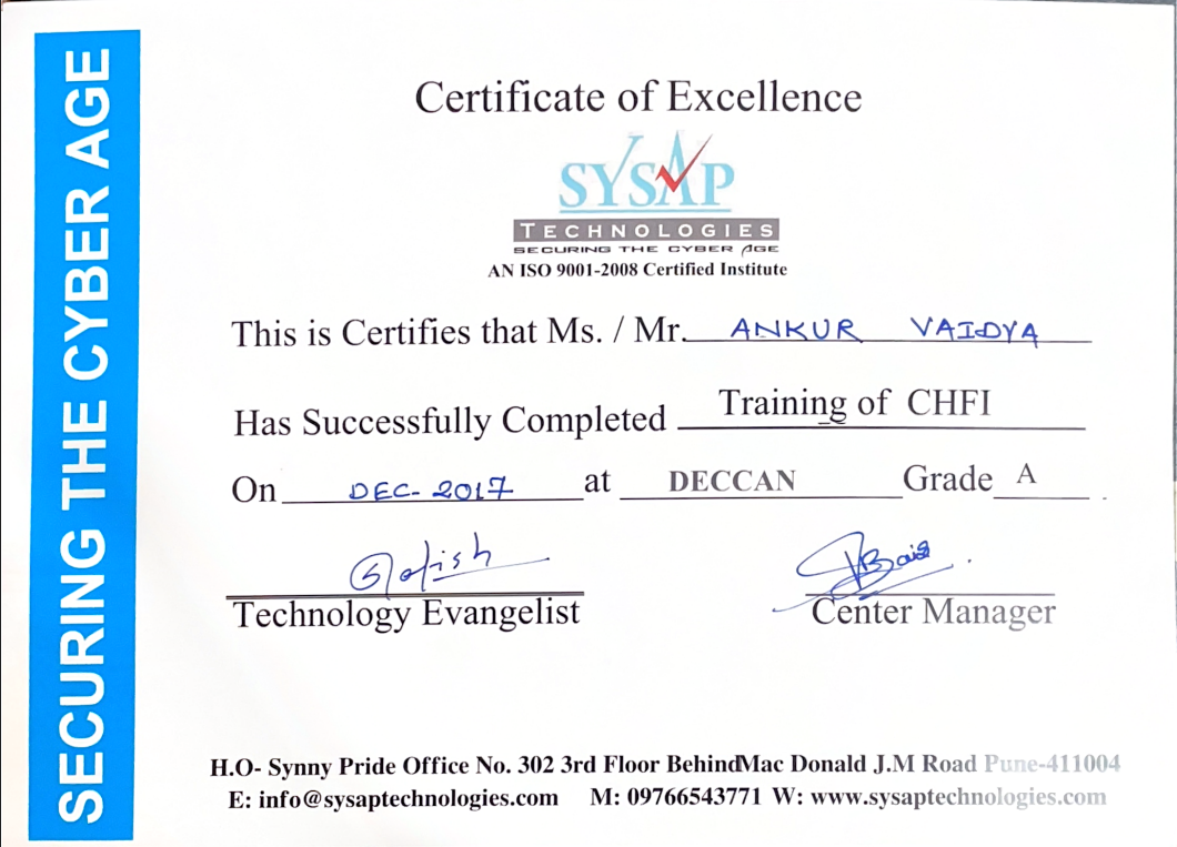 Certificate 3