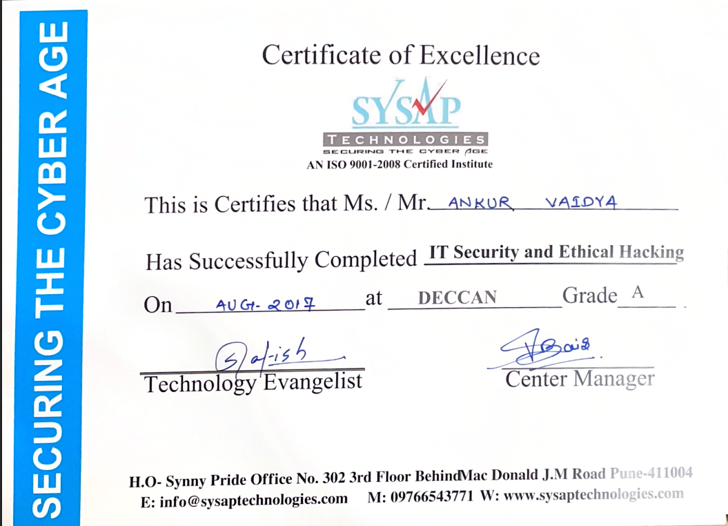 Certificate 3